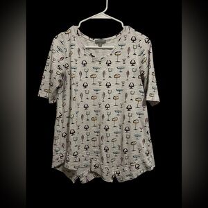 Retro Cocktail - Drinks on Me Top - XS